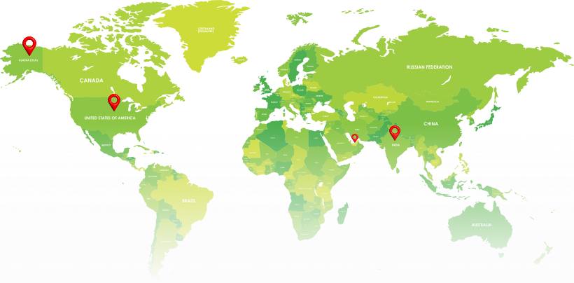 Global Presence Map